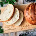 slices of cob loaf with the loaf
