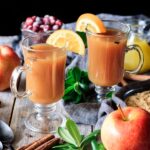 two glasses of wassail