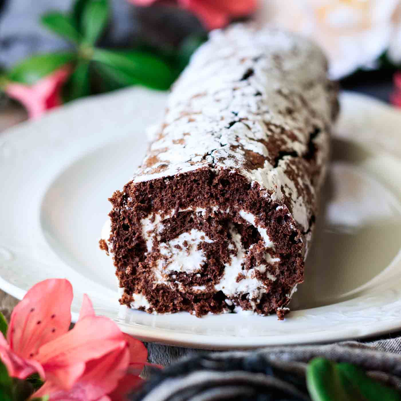 Flourless Chocolate Roulade Savor the Flavour