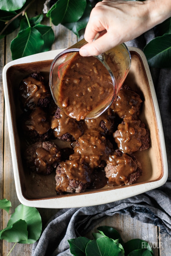 Salisbury Steak with Onion Gravy Savor the Flavour