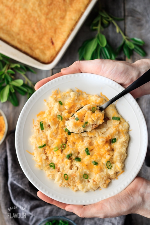 Southern Cheese Grits Casserole | Savor the Flavour