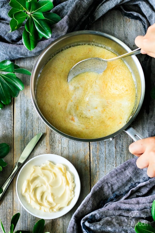 butter and lard mixture for Swedish cardamom buns