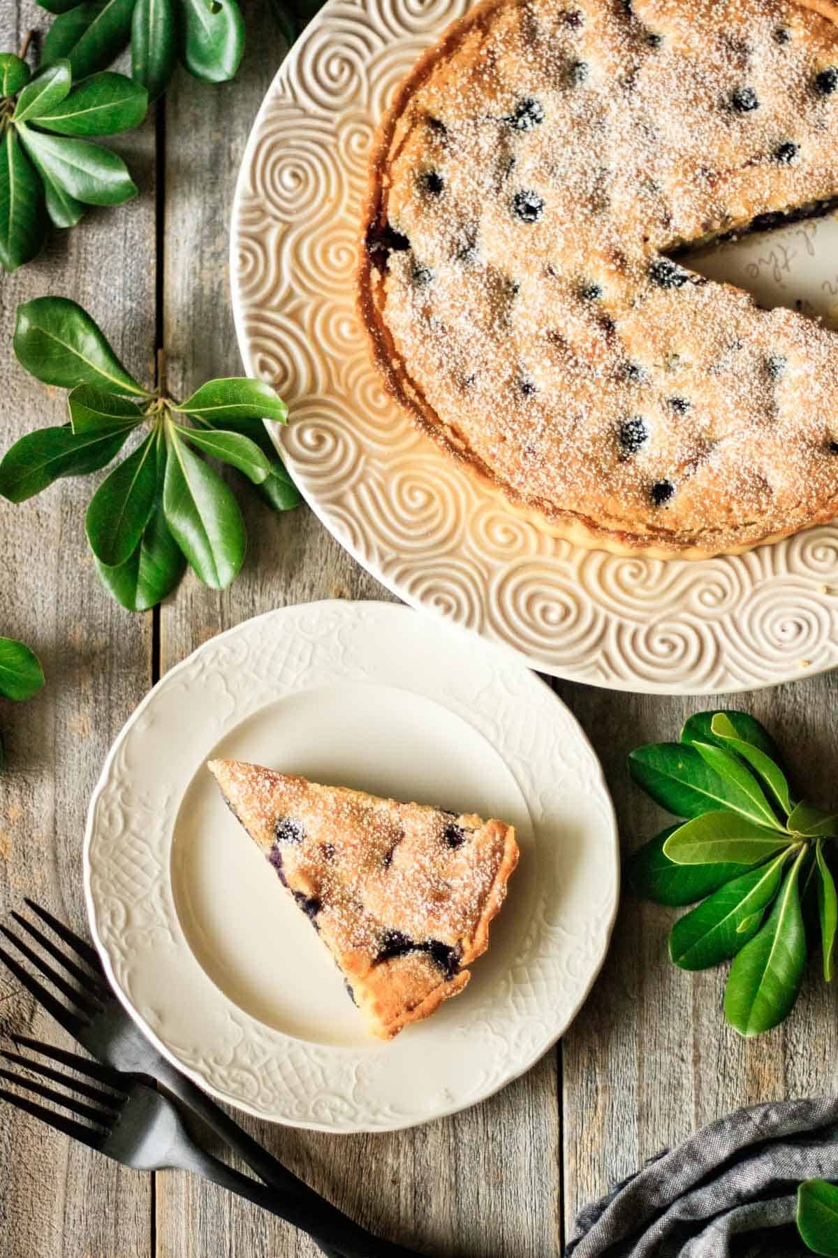 Blueberry and Frangipane Tart — Sophie Likes Cake