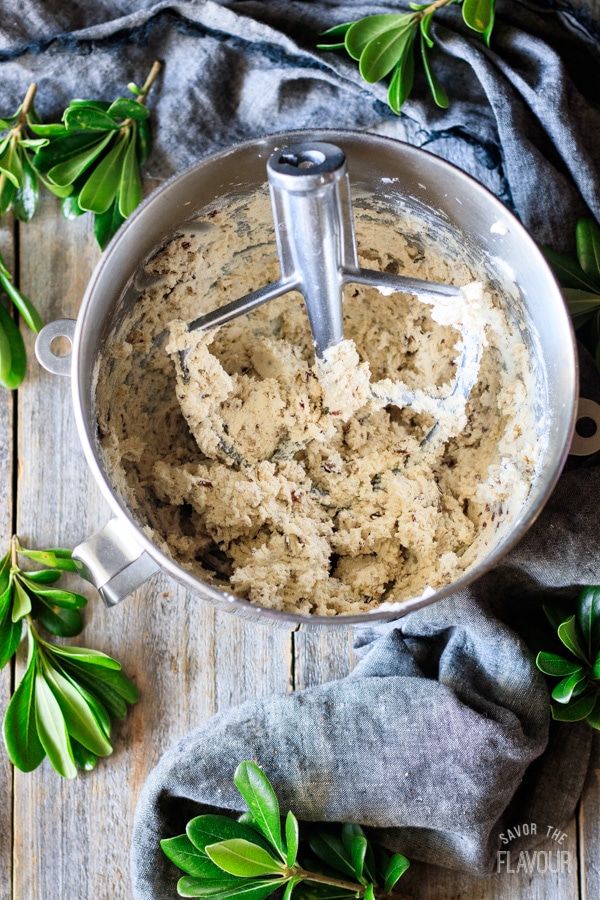 dough for Mexican wedding cookies