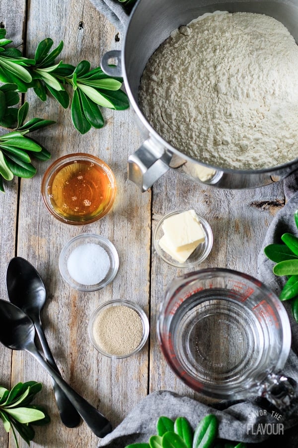 ingredients for white mountain bread