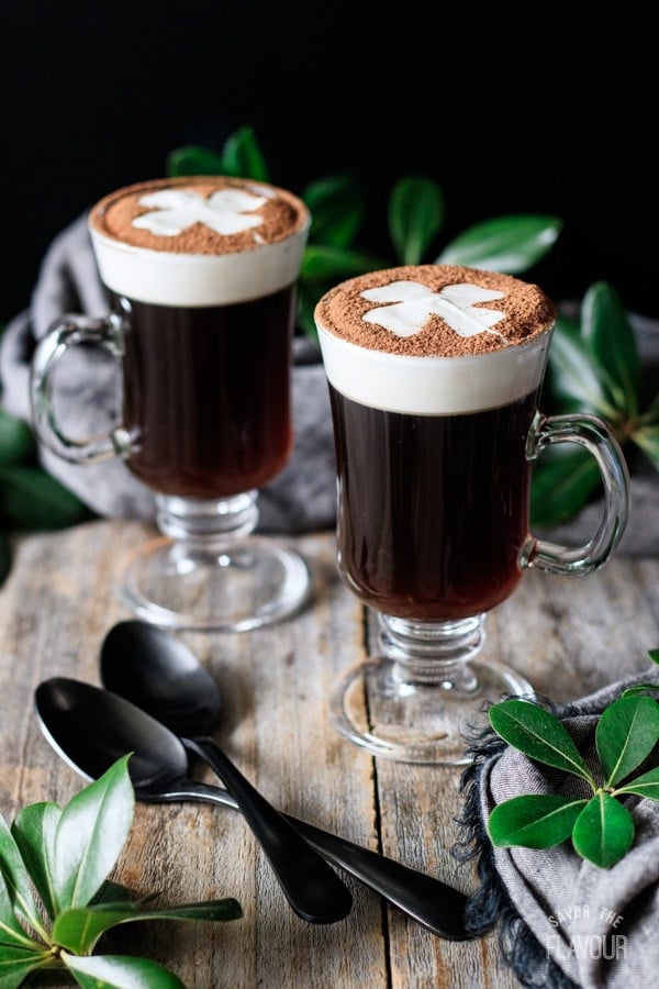 Faire un Virigin Irish Coffee