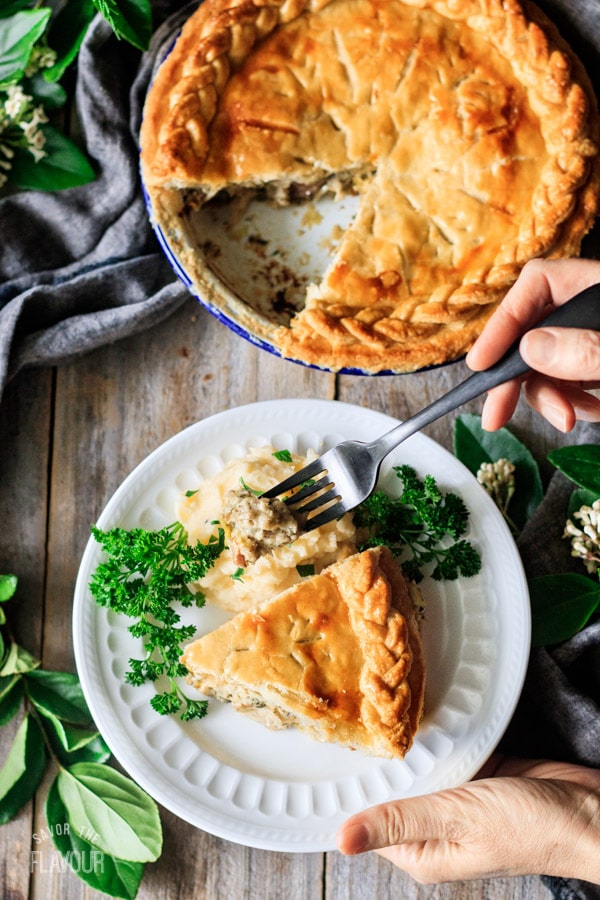 Chicken and Leek Pie Recipe | Savor the Flavour