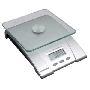 digital kitchen scale with glass top