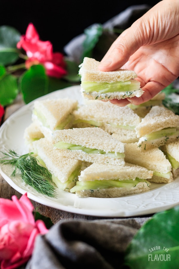 Easy Cucumber Sandwiches | Savor the Flavour