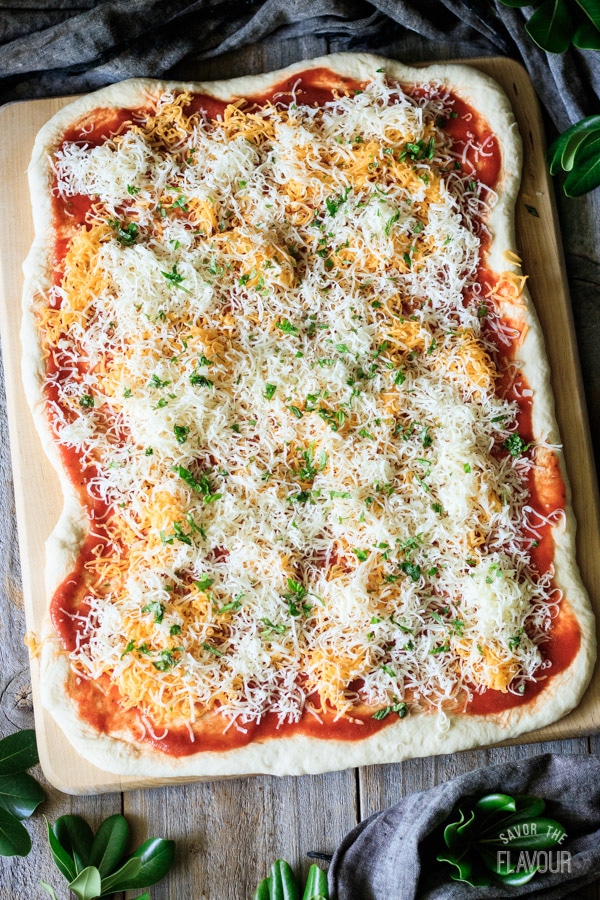 Cheesy Pepperoni Garbage Bread Savor the Flavour