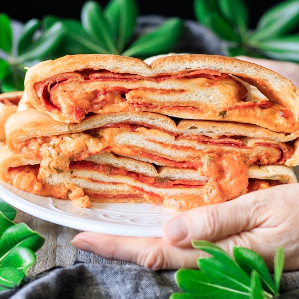 Cheesy Pepperoni Garbage Bread Savor the Flavour