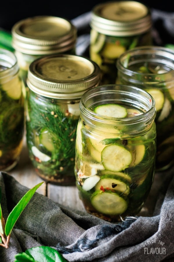 Easy Refrigerator Dill Pickles | Savor the Flavour