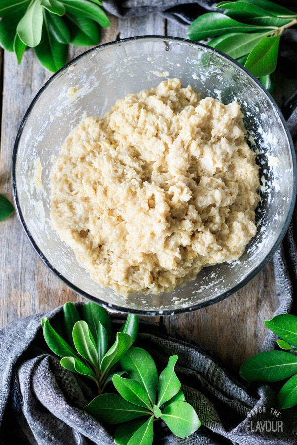 bread dough in a bowl