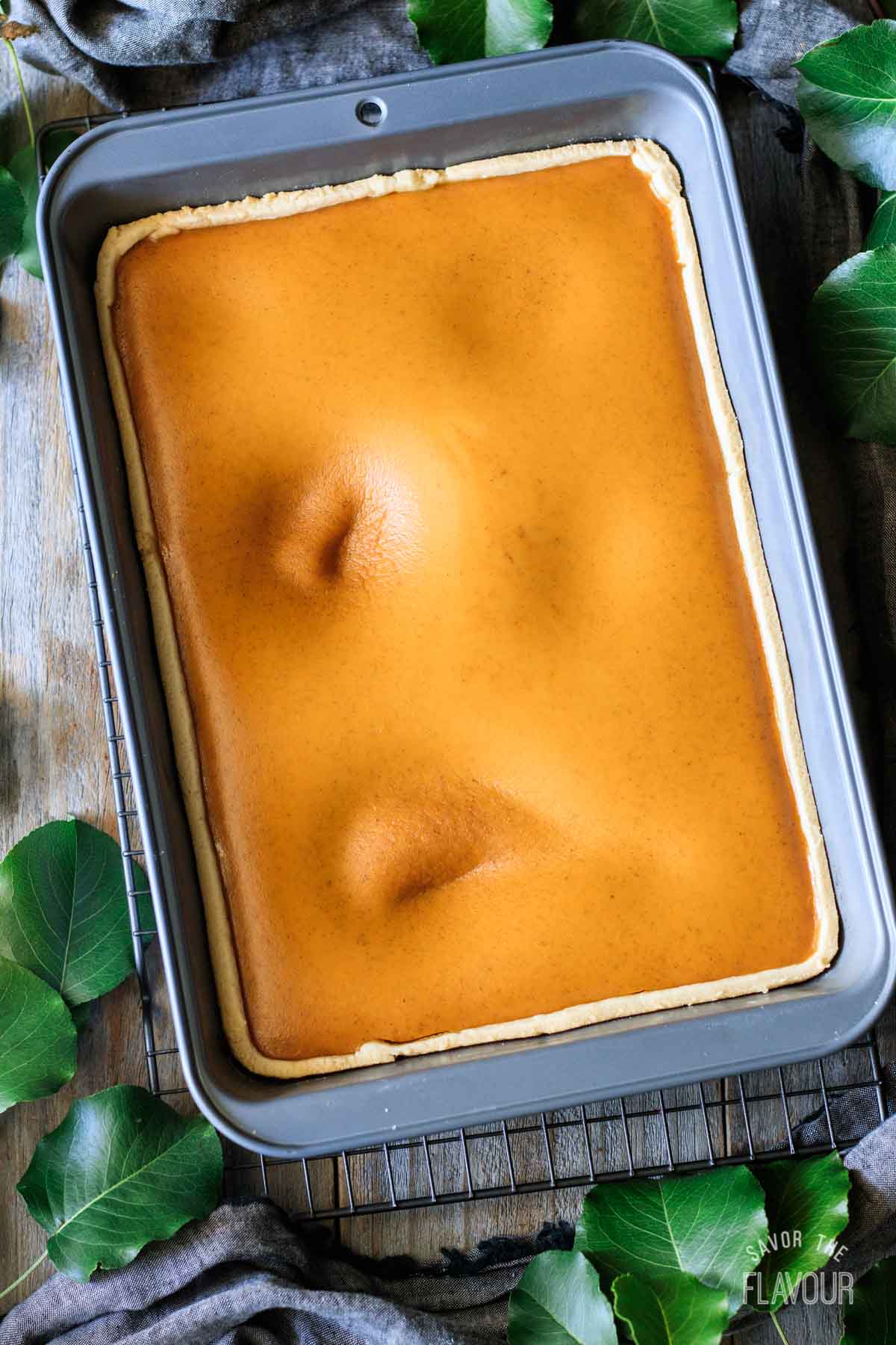 baked pumpkin pie bars