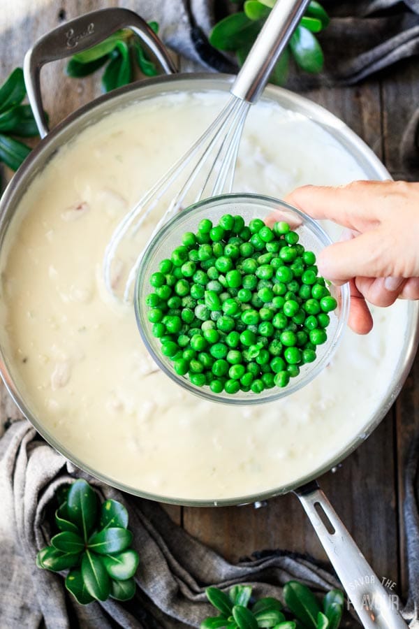 Creamy Bow Tie Pasta with Ham and Peas Savor the Flavour