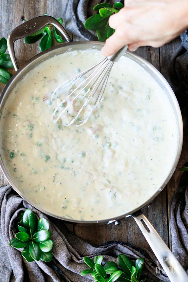 Creamy Bow Tie Pasta with Ham and Peas Savor the Flavour