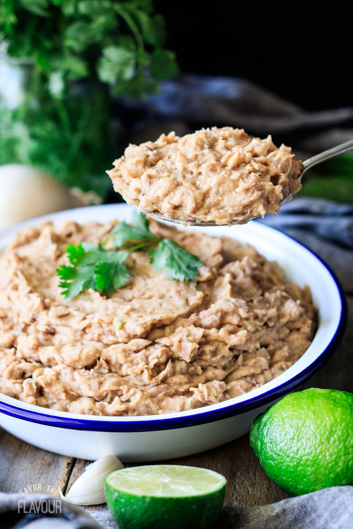 Vegan Refried Beans from Scratch Savor the Flavour