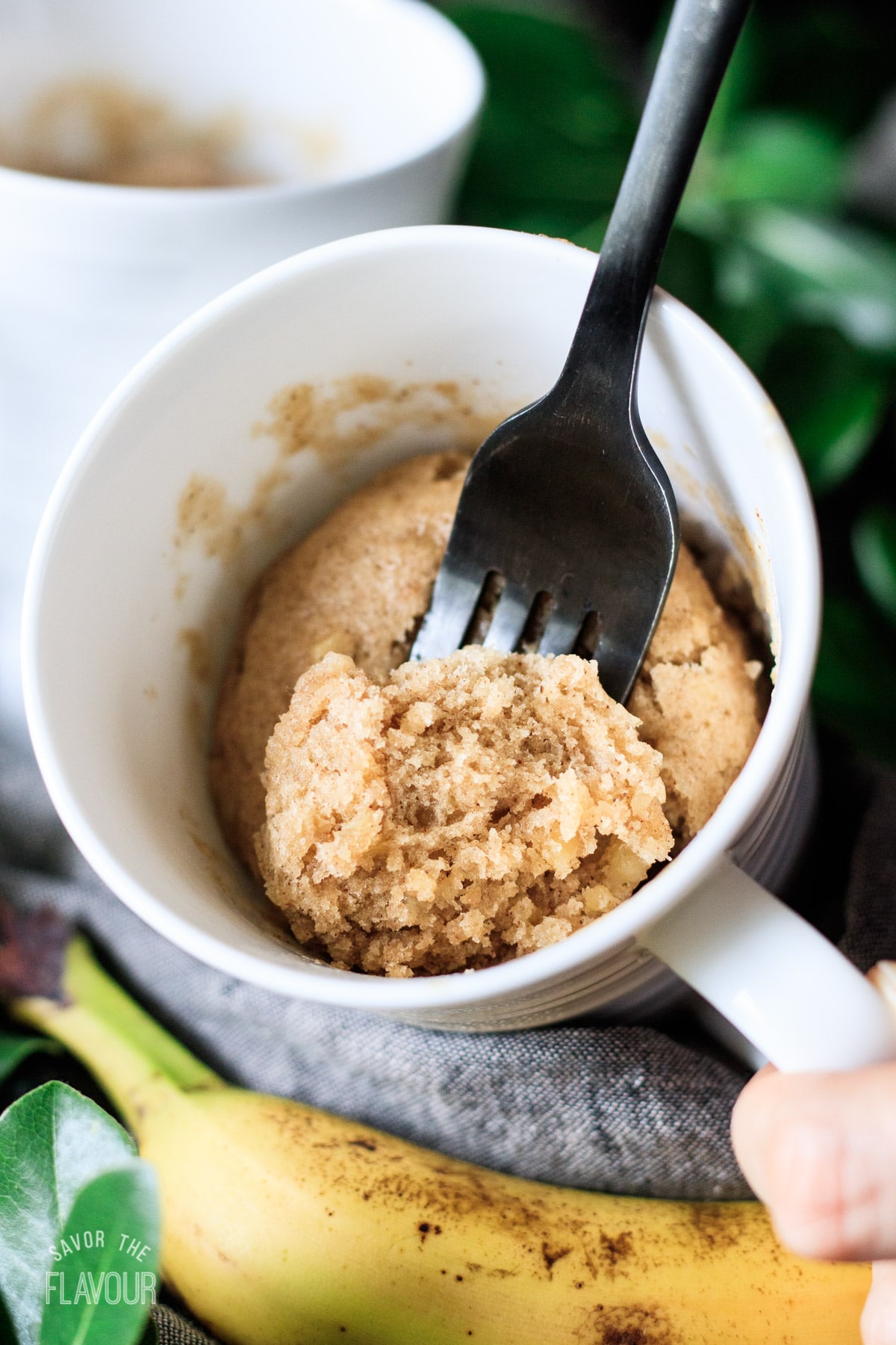 Banana Mug Cake Savor the Flavour