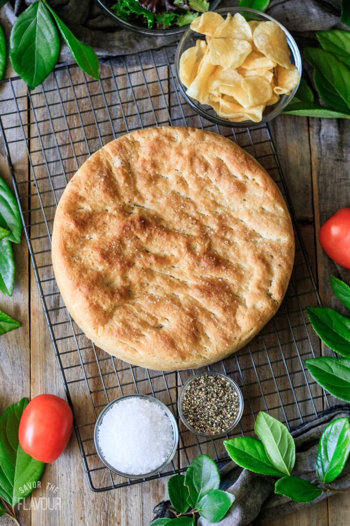 Copycat Panera Black Pepper Focaccia Savor the Flavour