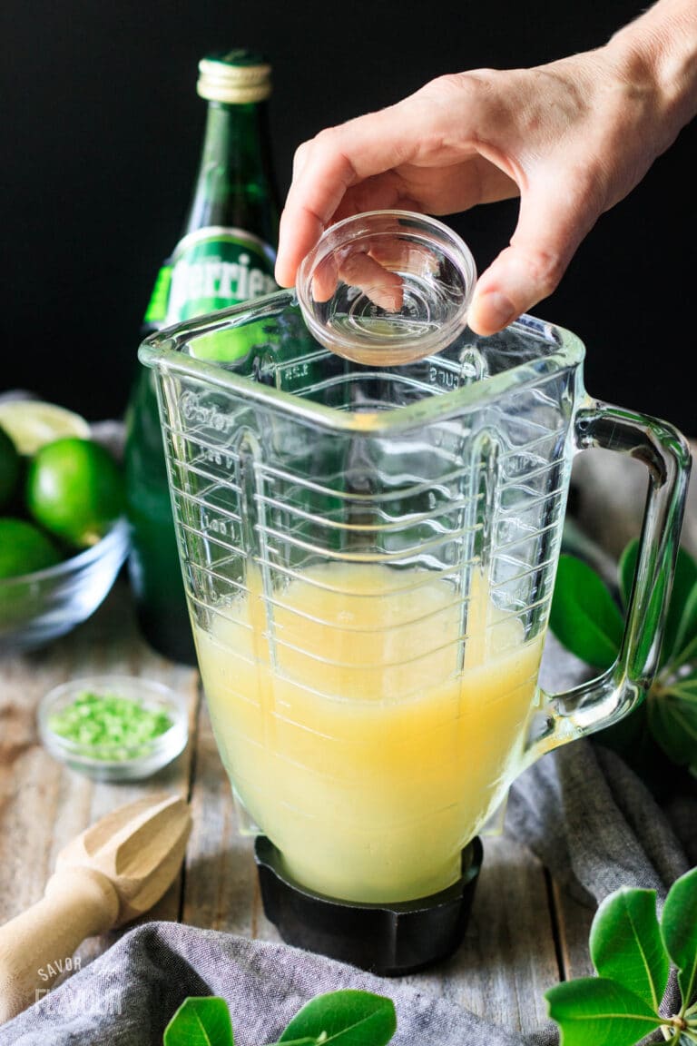 virgin margarita with frozen limeade