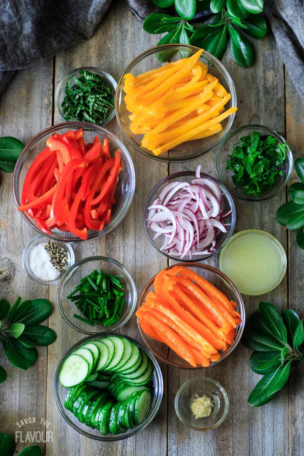 Bell Pepper Salad Recipe Savor the Flavour