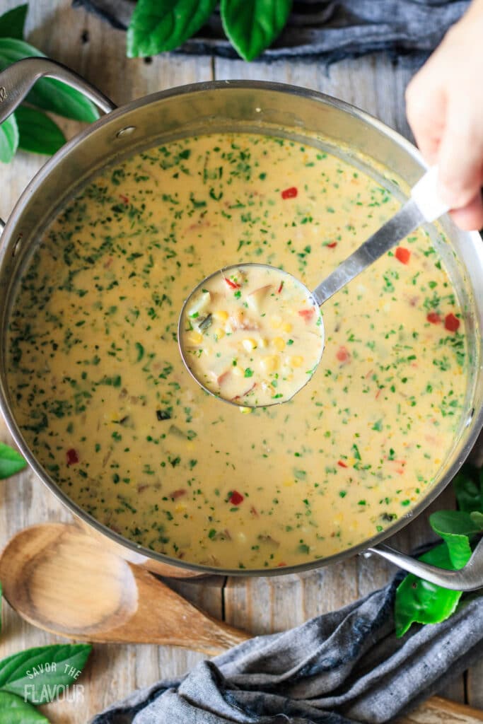 Panera Summer Corn Chowder Copycat Savor the Flavour