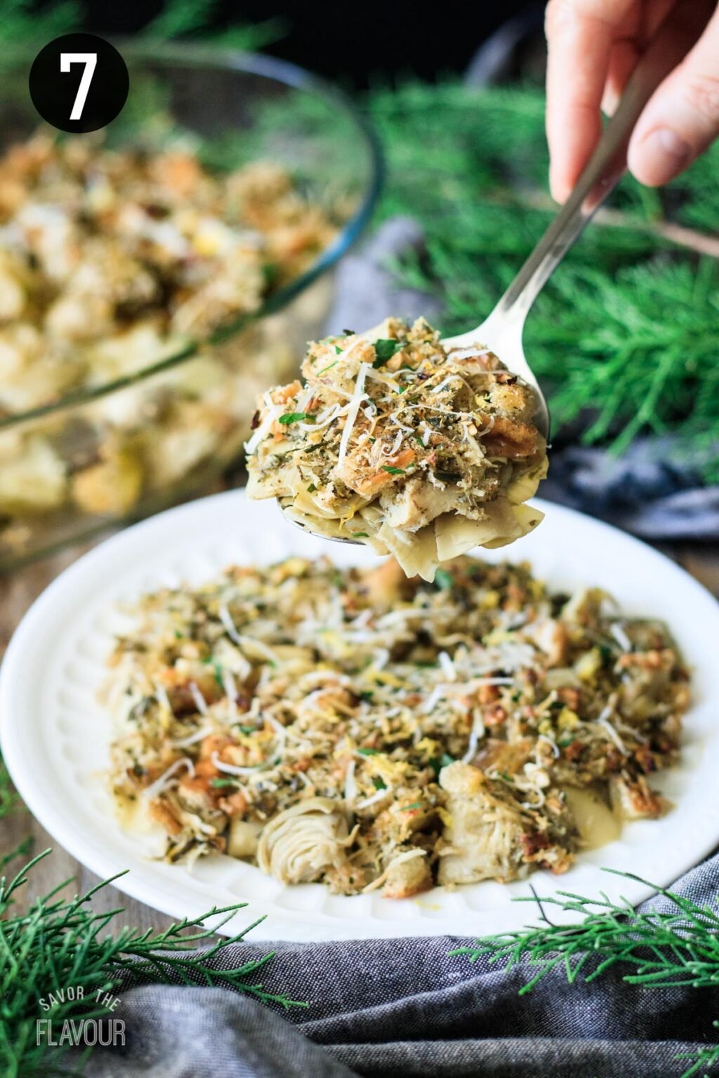 Stuffed Artichoke Casserole Savor the Flavour