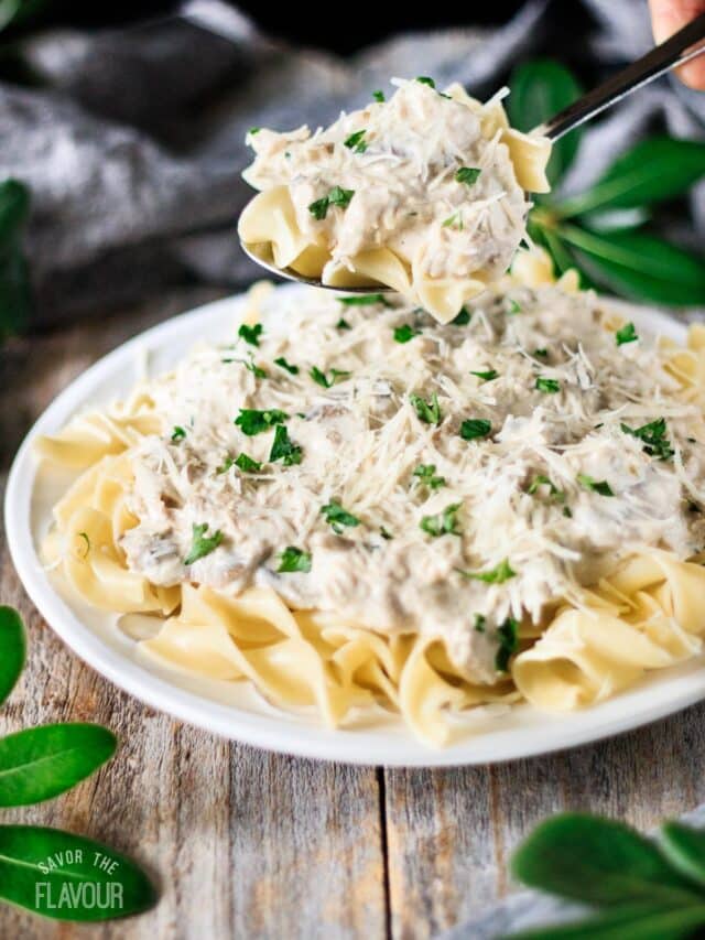 Leftover Turkey Stroganoff