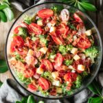 bowl of broccoli salad