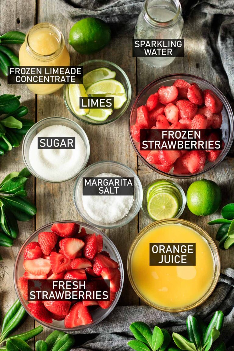 Frozen Virgin Strawberry Margarita Savor the Flavour