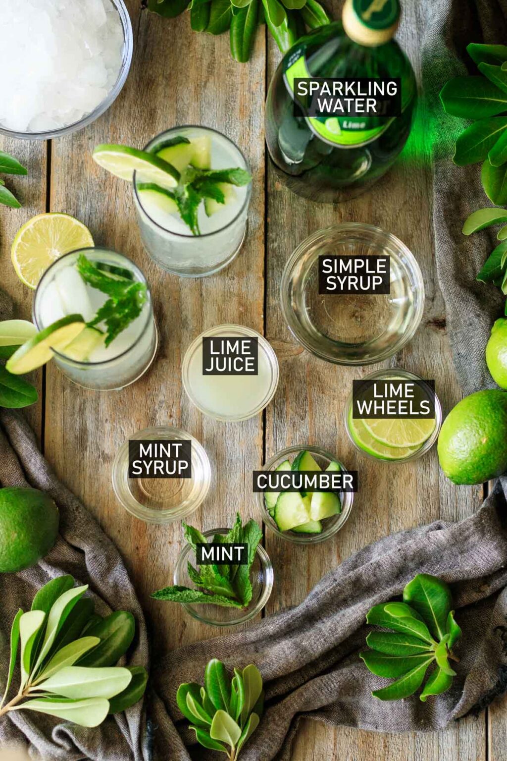 Lime and Mint Drink Savor the Flavour