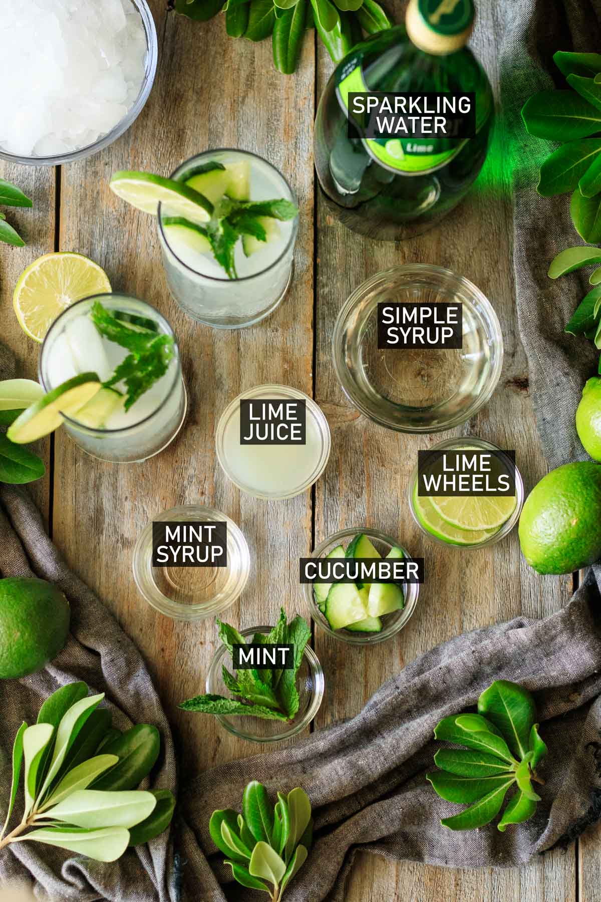 Lime Water Drinks (3 ingredients)