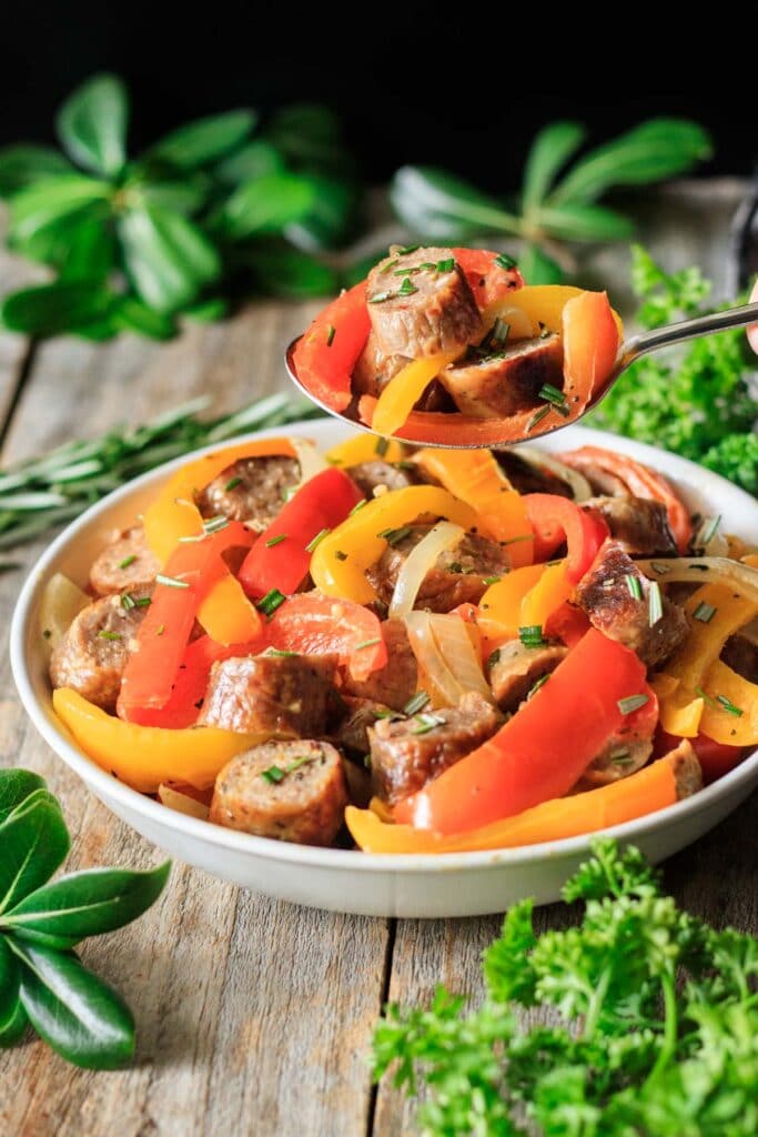 Sausage, Peppers, and Onions Savor the Flavour