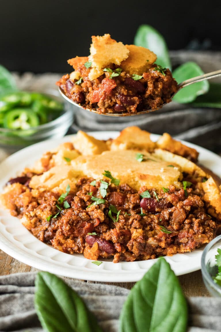 Skillet Chili Cornbread Savor the Flavour
