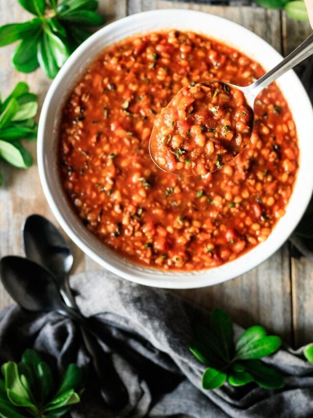 Hamburger Barley Soup Savor the Flavour