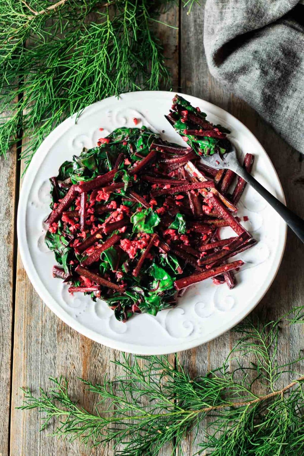 Sautéed Beet Greens Savor the Flavour