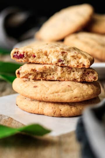 Subway Raspberry Cheesecake Cookies Copycat - Savor the Flavour