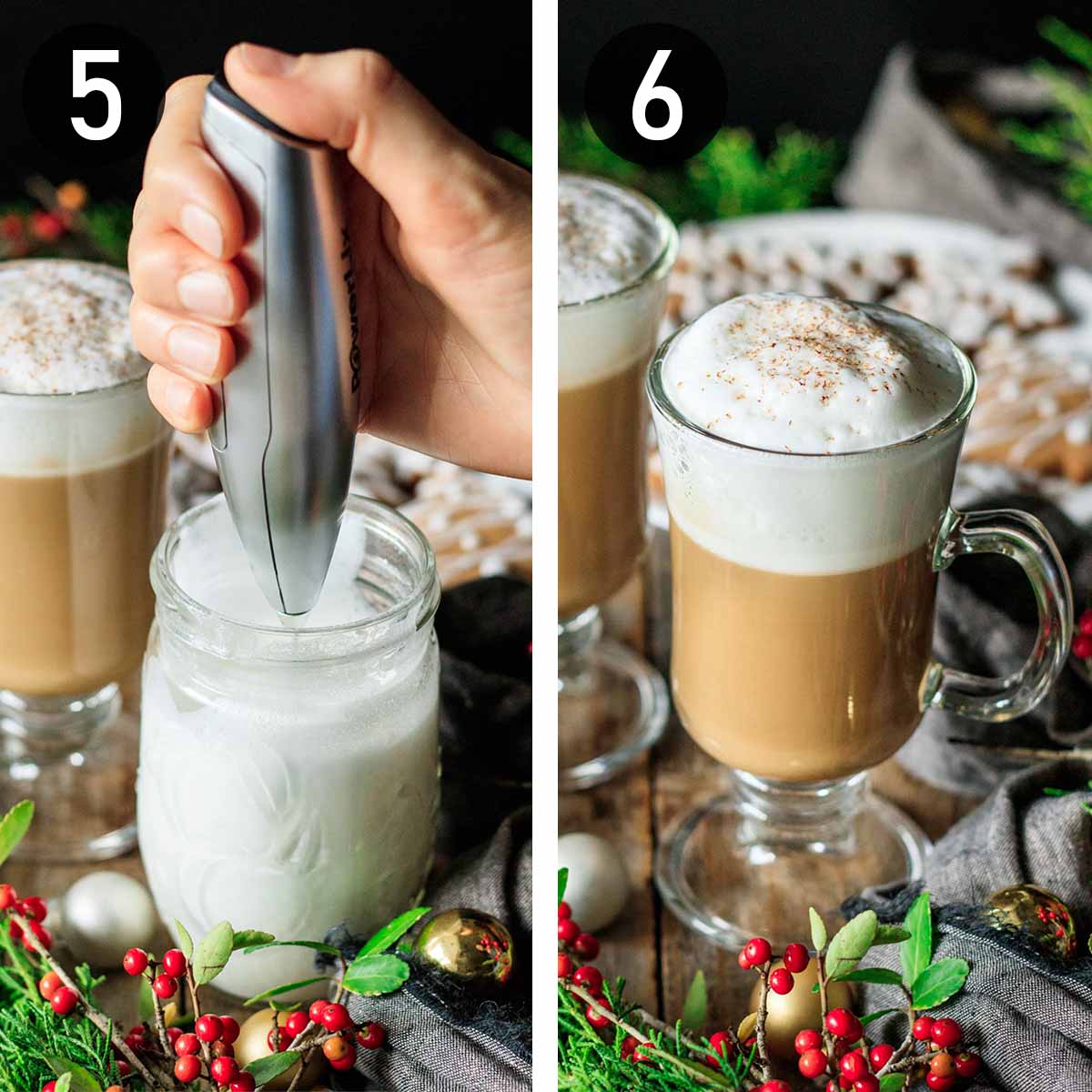 Copycat Starbucks Gingerbread Latte - Savor the Flavour