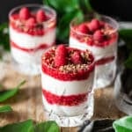 three glasses of cranachan
